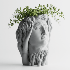 Ghivece decorative pentru plante Homentum – design sculptural și texturi moderne pentru interior