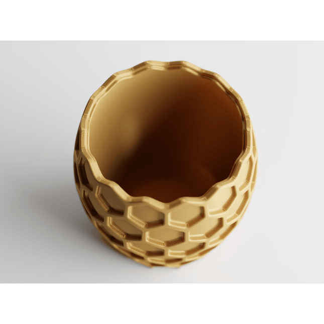 Cava | ghiveci decorativ inspirat din structura fagurelui