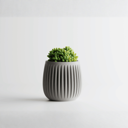 Aurea | ghiveci decorativ modern cu striații verticale