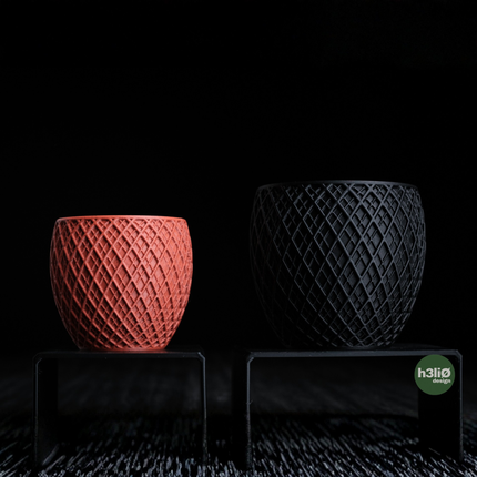 Mave | ghiveci decorativ cu textură geometrică