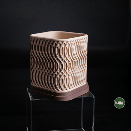 Rheea | ghiveci decorativ cu design ondulat