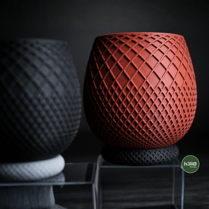 Selio | ghiveci decorativ cu textură geometrică