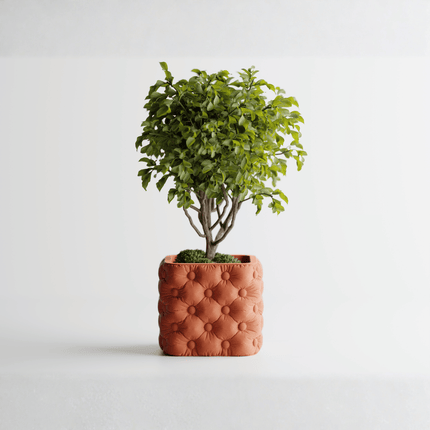 Favora | ghiveci decorativ modern cu textură matlasată