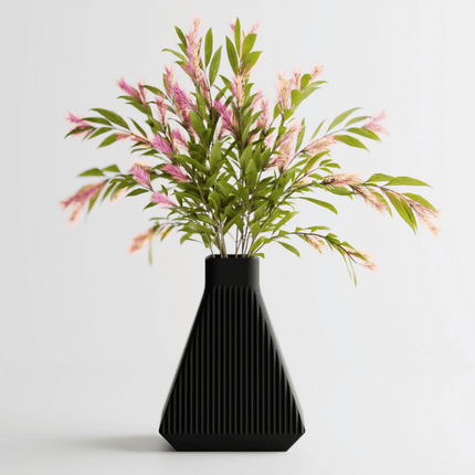 Zepha | vază modernă cu textură verticală și formă arhitecturală