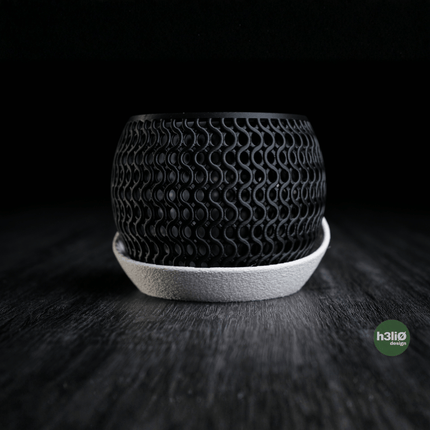 Zaris | ghiveci decorativ cu textură ondulată