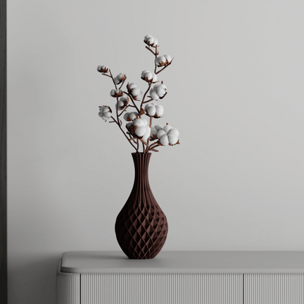 Celestra – vază cu model geometric în spirală