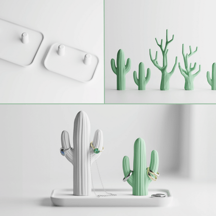 Spinas – suport pentru bijuterii cu baze și toppere interschimbabile