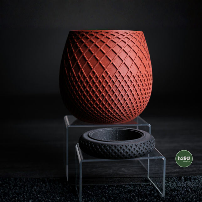 Selio | ghiveci decorativ cu textură geometrică