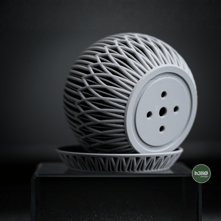 Alva | ghiveci decorativ sculptural cu bază integrată