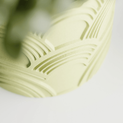 Karon | ghiveci decorativ cu model geometric arcuit