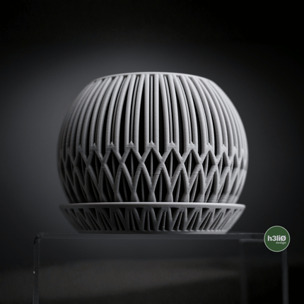 Alva | ghiveci decorativ sculptural cu bază integrată