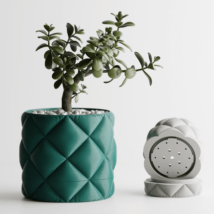 Calista – ghiveci cu tăviță detașabilă, design Inflated Cloth