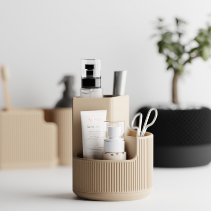 Melora | organizator circular cu trei compartimente și design modern