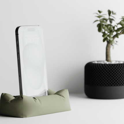 Zafiro | suport de telefon tip pernă, design minimalist și elegant