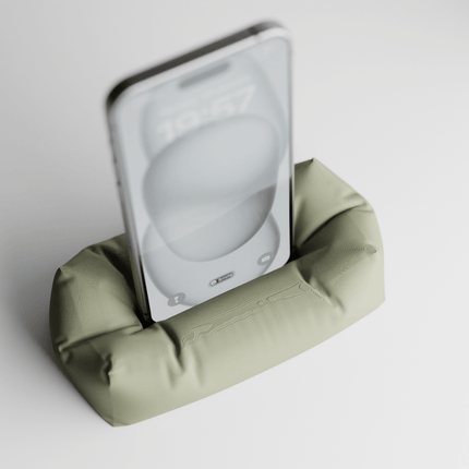 Zafiro | suport de telefon tip pernă, design minimalist și elegant