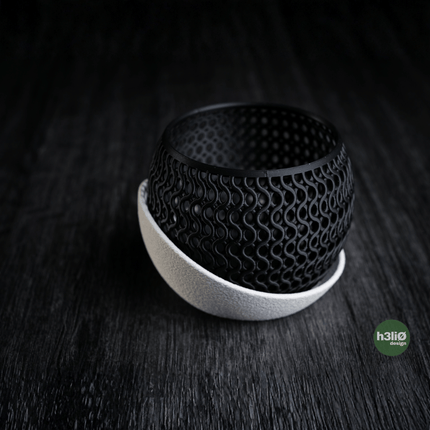 Zaris | ghiveci decorativ cu textură ondulată