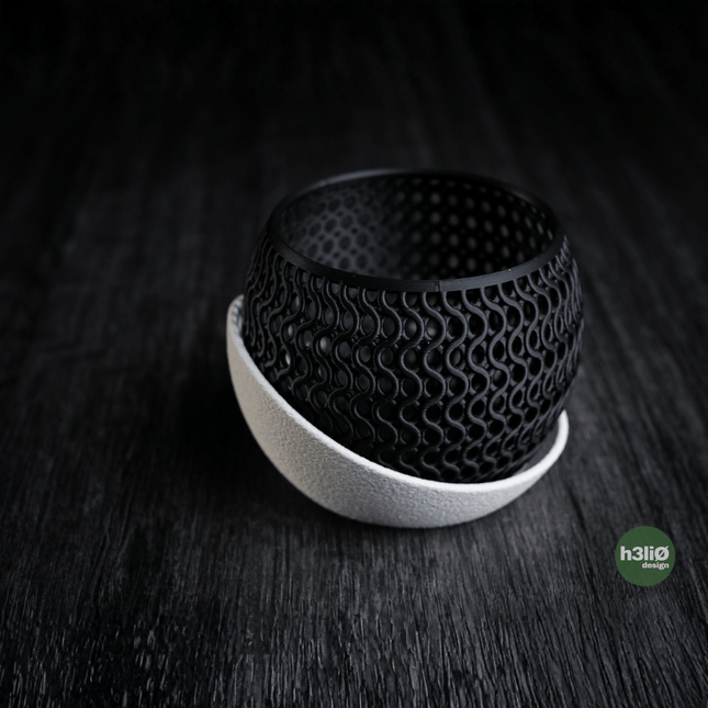 Zaris | ghiveci decorativ cu textură ondulată