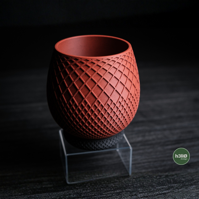 Selio | ghiveci decorativ cu textură geometrică