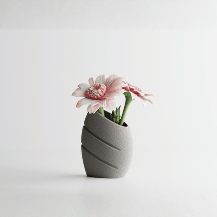 Clerio | vază decorativă modernă cu tăieturi diagonale