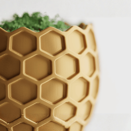 Cava | ghiveci decorativ inspirat din structura fagurelui