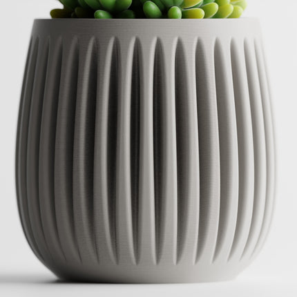 Aurea | ghiveci decorativ modern cu striații verticale