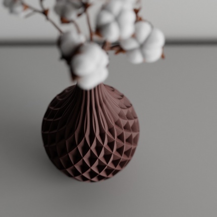 Celestra – vază cu model geometric în spirală