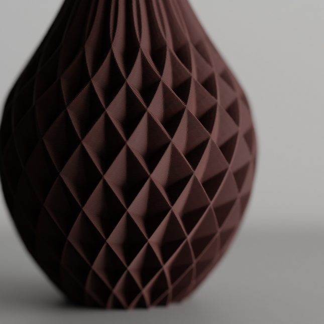 Celestra – vază cu model geometric în spirală