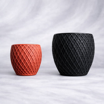 Mave | ghiveci decorativ cu textură geometrică