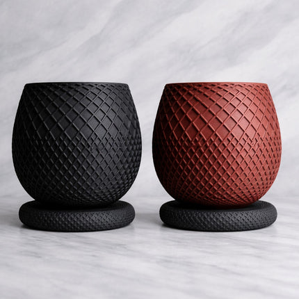 Selio | ghiveci decorativ cu textură geometrică