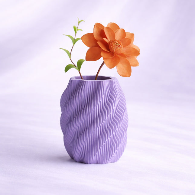 Eolia | vază decorativă modernă cu forme fluide și design sculptural