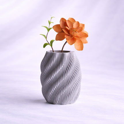 Eolia | vază decorativă modernă cu forme fluide și design sculptural