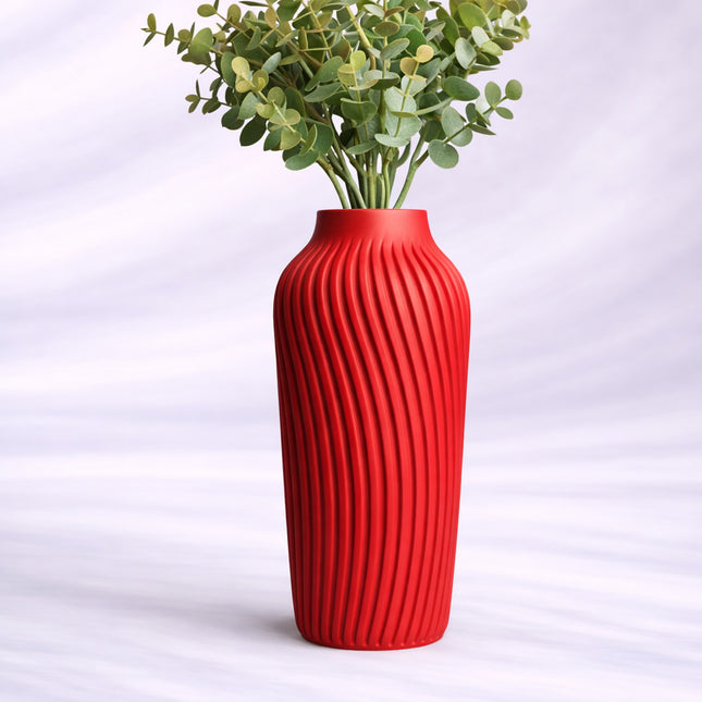 Palma | vază decorativă cu linii fluide