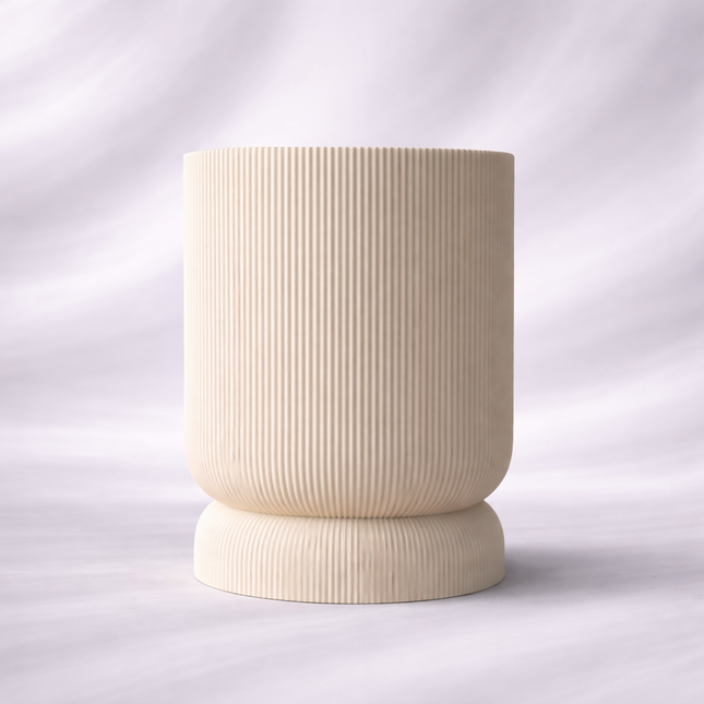 Inara | ghiveci modern cu tavă de drenaj twist-lock