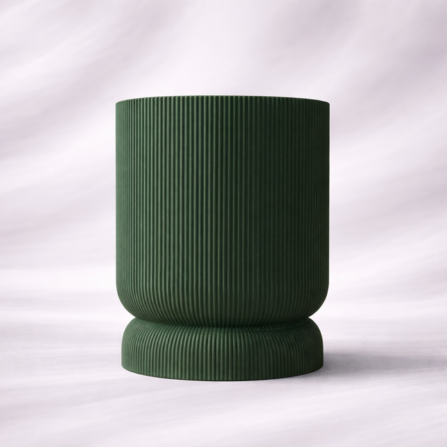 Inara | ghiveci modern cu tavă de drenaj twist-lock