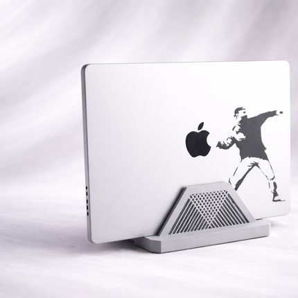 Rollo | suport vertical laptop design geometric