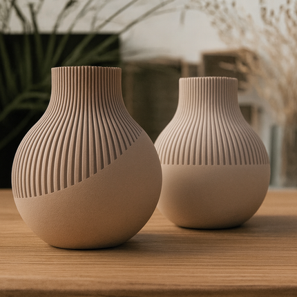 Aria | vază japandi cu textură modernă