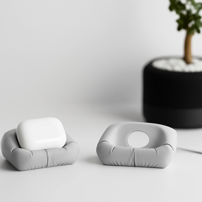 Erisca – suport MagSafe pentru AirPods cu design tip pernă