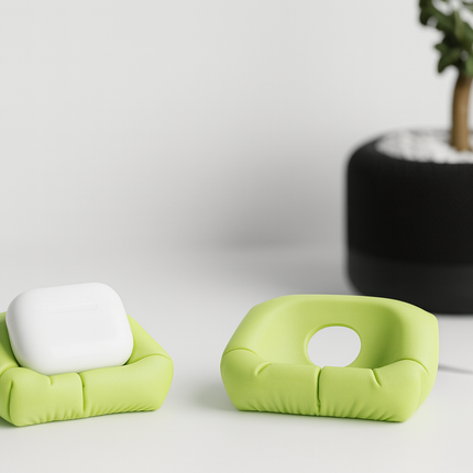 Erisca – suport MagSafe pentru AirPods cu design tip pernă