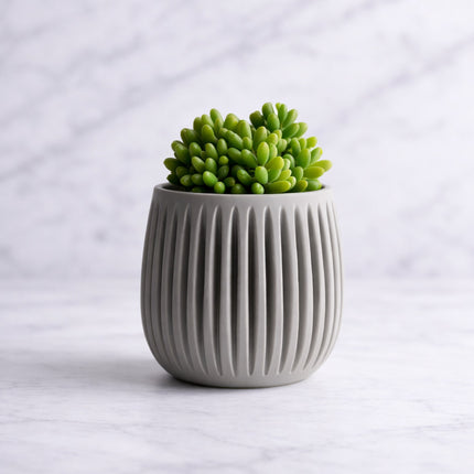 Aurea | ghiveci decorativ modern cu striații verticale