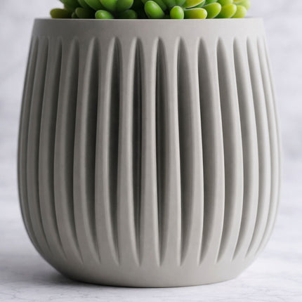 Aurea | ghiveci decorativ modern cu striații verticale