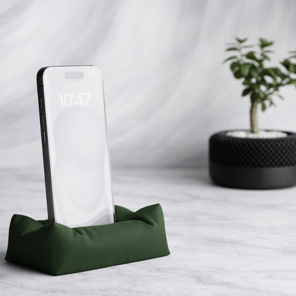 Zafiro | suport de telefon tip pernă, design minimalist și elegant
