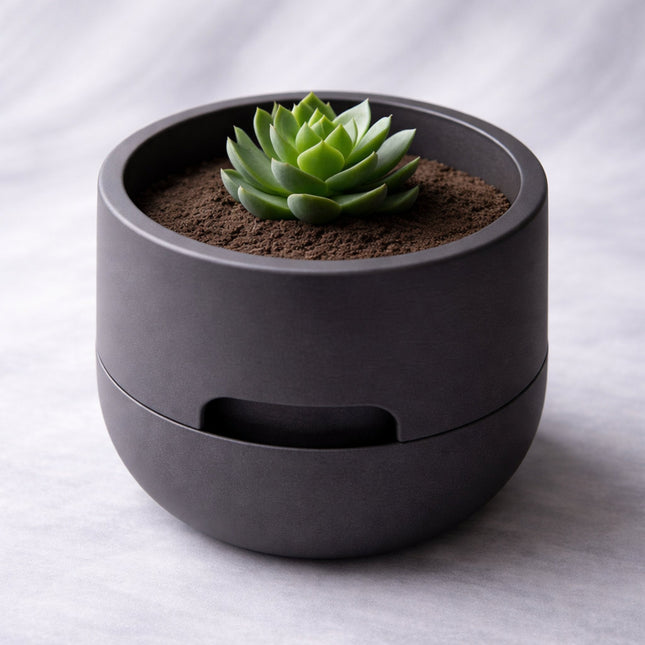Marisma | ghiveci self-watering cu design minimalist