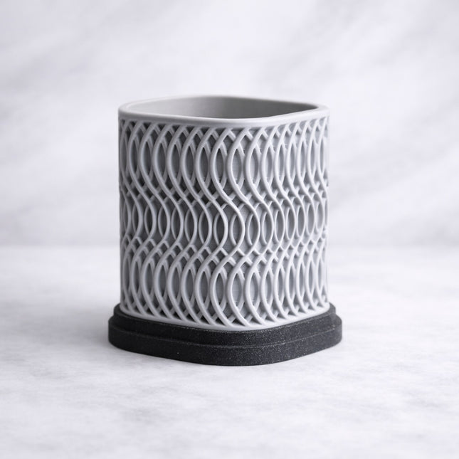 Rheea | ghiveci decorativ cu design ondulat
