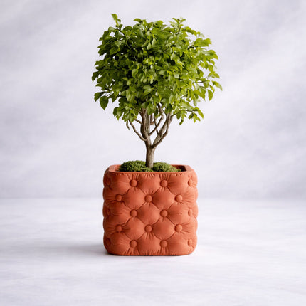 Favora | ghiveci decorativ modern cu textură matlasată