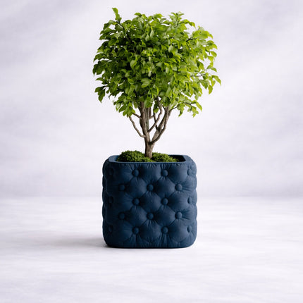 Favora | ghiveci decorativ modern cu textură matlasată