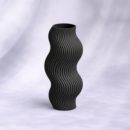 Caelia | vază decorativă modernă cu design ondulat