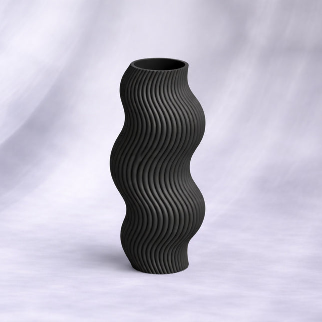 Caelia | vază decorativă modernă cu design ondulat