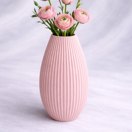 Gaia | vază decorativă cu textură verticală și design modern