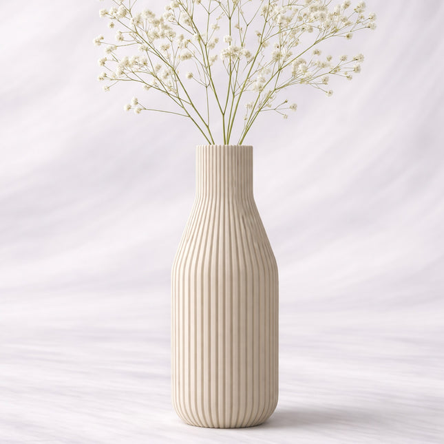 Ophea | vază decorativă minimalistă cu design nervurat