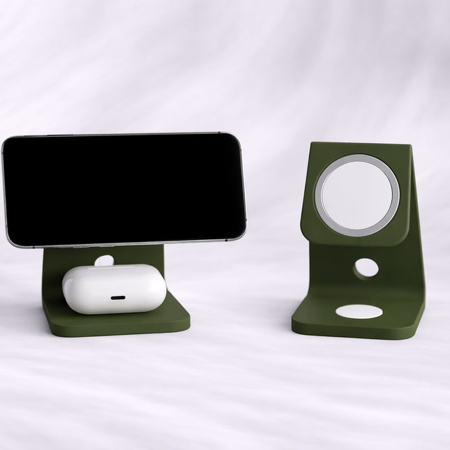 Elyona – suport MagSafe dual pentru iPhone și AirPods